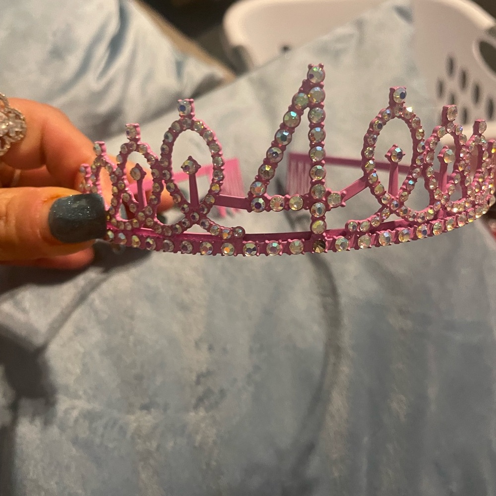 Sparkling Pink Tiara for Kids